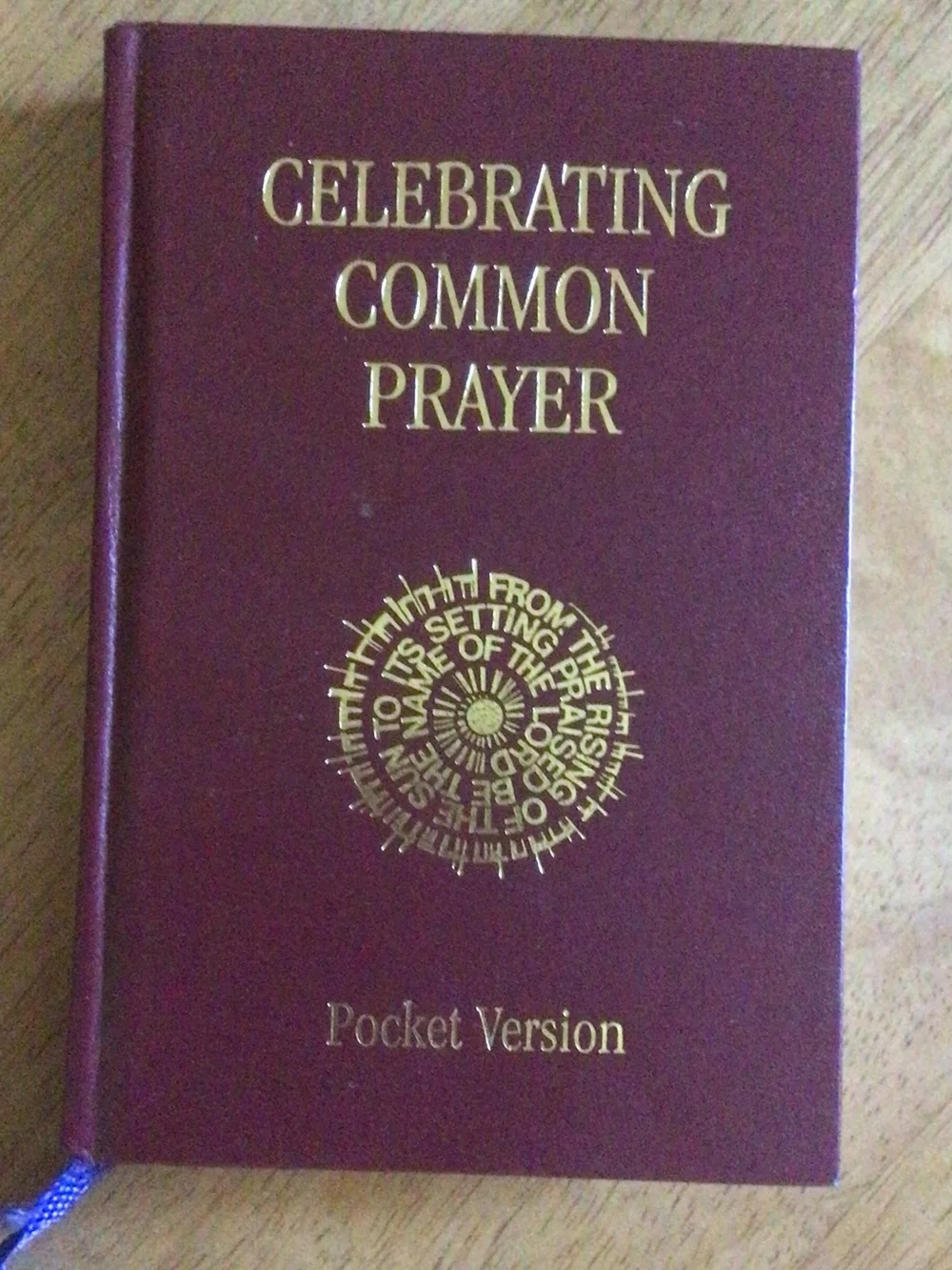 Celebrating Common Prayer Pocket Version - Burgundy with Gold Lettering